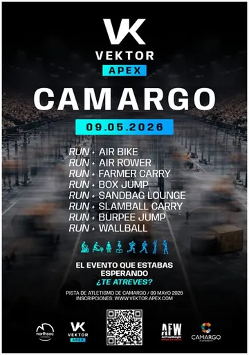 Cartel oficial de Camargo 2026 (9 may 2026 · Apex 01)